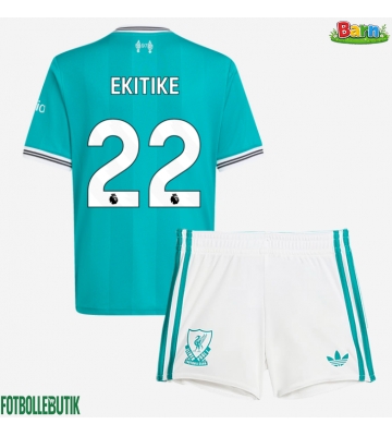 Liverpool Hugo Ekitike #22 Tredjeställ Barn 2025-26 Kortärmad (+ Korta byxor)